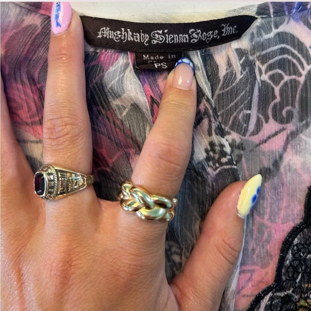 Floral Lace Trim Women's Fairy Top - Picture 5 of 9